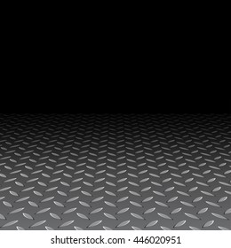 Dark Metal texture background. Abstract techno vector illustration.