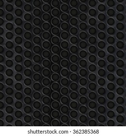 Dark metal texture with copy space. Vector illustration