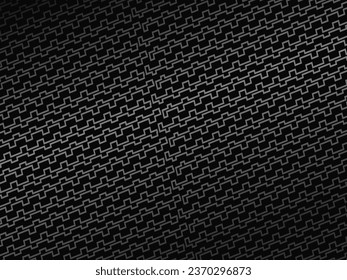 Dark metal texture steel background. Perforated metal sheet.