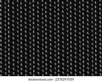 Dark metal texture steel background. Perforated metal sheet.