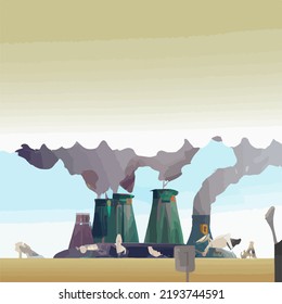 A dark and miserable polluted future