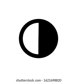 dark mode icon vector illustration logo template for many purpose. Isolated on white background