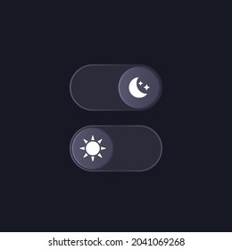 dark mode and light mode, vector design