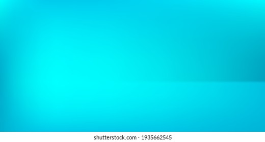 Dark Modern Azure Original Screens Background. Bright Aqua Sea Empty Gradient Mesh Illustration. Blue Vibrant Ocean Watercolor Colorful Blurred Texture. Turquoise Blank Water Modern Design Backdrop.
