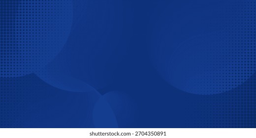 Fundo de apresentação abstrato azul moderno escuro com meio-tom. Design de ilustração vetorial para apresentação, banner, capa, web, folheto, cartão, cartaz, papel de parede, textura, slide, revista e powerpoi