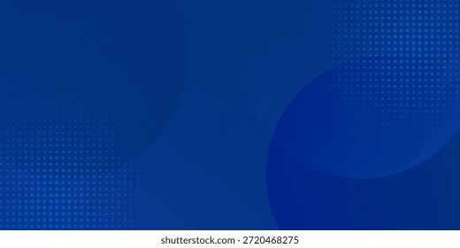 Fundo de apresentação abstrato azul moderno escuro com meio-tom. Design de ilustração vetorial para apresentação, banner, capa, web, folheto, cartão, cartaz, papel de parede, textura, slide, revista e powerpoi