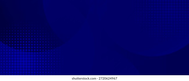 Fondo de presentación abstracto azul moderno oscuro con semitono. Ilustración vectorial