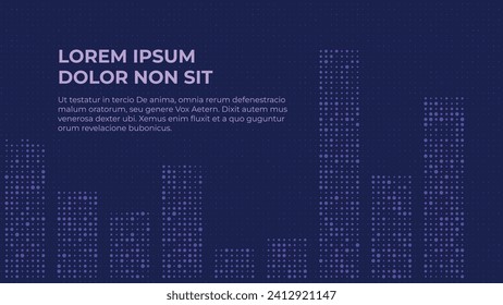 Dark modern dotted pattern or background