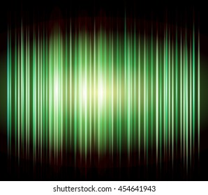 Dark modern green abstract vector background laser light.

