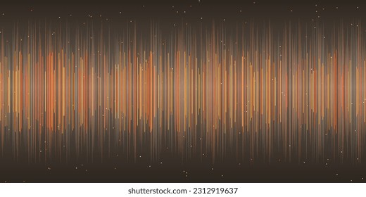 Dark Modern Style Minimalist Vertical Stripes Pattern on Brown Background -  Editable Multi Purpose Abstract Wide Scale Background Design, Creative Vector Template for Web