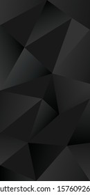 Dark monochrome black abstract liquid paint background. Modern screen vector design for mobile app