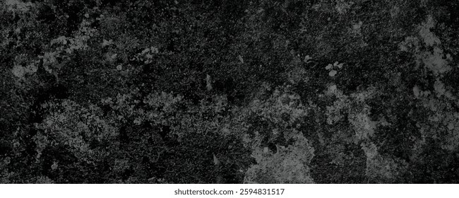 A Dark and Moody Grayscale Texture with Organic Stains and Deeply Worn Patterns

