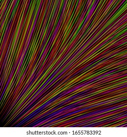 dark multi color line art abstract pattern background, vector background