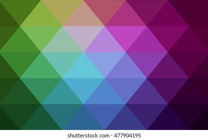 Dark multicolor abstract mosaic template. Colorful illustration in abstract style with gradient. Brand-new design for your business.