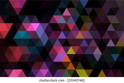 Dark multicolor background. Geometric pattern
