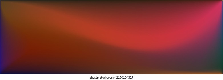 Fondo oscuro de la oficina multicolor. Fondo de Líneas Horizontales Brillantes del Océano. Malla de degradado de olas de arcoiris marino. Vibrante malla de gradiente ondulado neón. Ilustración De Textura Blank Vivid Natural Borrosa.
