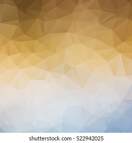 Dark multicolor polygonal illustration, which consist of triangles. Triangular design for your business. Geometric background in Origami style with gradient.