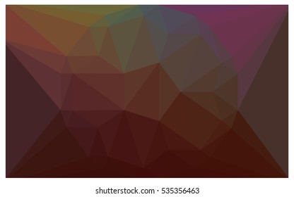 Dark Multicolor polygonal illustration, which consist of triangles. Triangular design for your business. Creative geometric background in Origami style with gradient