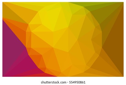 Dark Multicolor polygonal illustration, which consist of triangles with a gemstone in center. Triangular design of a huge diamond for your business. Creative geometric background of gems.