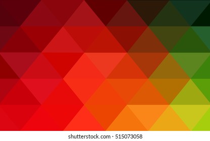 Dark multicolor polygonal pattern. Colorful illustration in abstract style with gradient. The template can be used as a background for cell phones.
