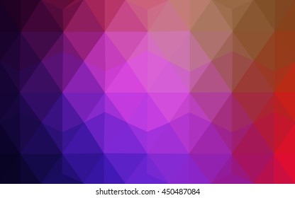 Dark multicolor polygonal template. An elegant bright illustration with gradient. A new texture for your design.