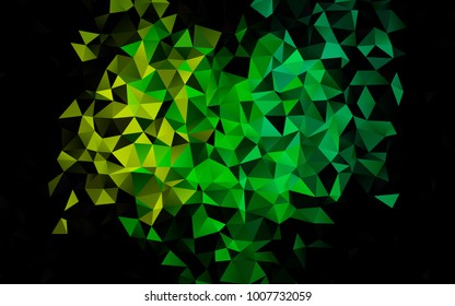 Dark Multicolor, Rainbow vector abstract mosaic pattern. Creative geometric illustration in Origami style with gradient. The elegant pattern can be used as part of a brand book.