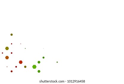 Dark Multicolor, Rainbow vector abstract textured polygonal background. Brand-new blurry hexagonal design. Pattern can be used for background.