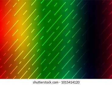 Dark Multicolor, Rainbow vector abstract doodle pattern. Brand-new colored illustration in blurry style with doodles. A completely new template for your business design.