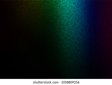 Dark Multicolor, Rainbow vector abstract doodle template. A vague abstract illustration with doodles in Indian style. Hand painted design for web, wrapping, wallpaper.