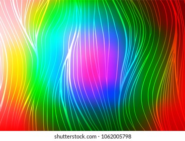 Dark Multicolor, Rainbow vector abstract doodle template. A vague abstract illustration with doodles in Indian style. The pattern can be used for heads of websites and designs.