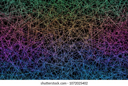 Dark Multicolor, Rainbow vector abstract colorful background, which consist of triangles. Pattern with colored triangles on white background.