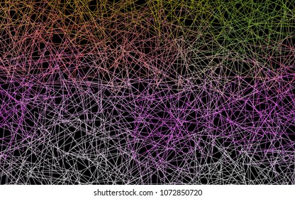 Dark Multicolor, Rainbow vector abstract colorful background, which consist of triangles. Pattern with colored triangles on white background.
