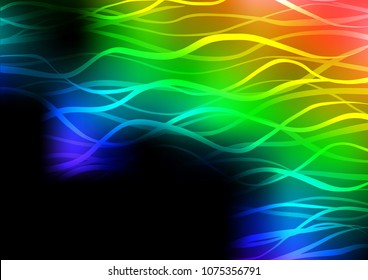 Dark Multicolor, Rainbow vector abstract doodle background. Brand-new colored illustration in blurry style with doodles. The completely new template can be used for your brand book.