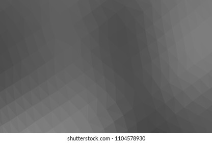 Dark Multicolor, Rainbow vector abstract polygonal template. Creative geometric illustration in Origami style with gradient. A completely new template for your business design.