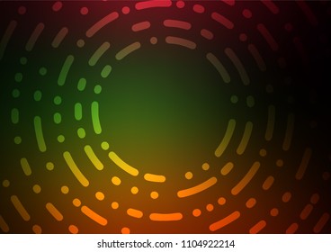 Dark Multicolor, Rainbow vector abstract doodle texture. Blurred decorative design in Indian style with Zen tangles. The elegant pattern can be used as a part of a brand book.