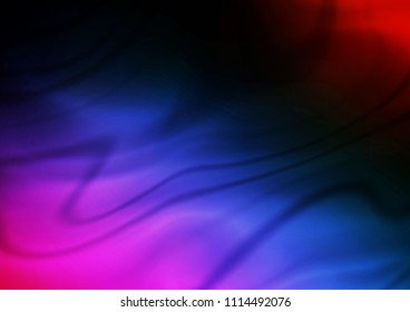 Dark Multicolor, Rainbow vector abstract background. A completely new color illustration in a vague style. The best blurred design for your business.