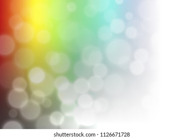 Dark Multicolor, Rainbow vector abstract blurred template. A completely new color illustration in a bokeh style. The blurred design can be used for your web site.