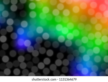 Dark Multicolor, Rainbow vector abstract background. An elegant bright illustration with gradient. Brand new style for your business design.