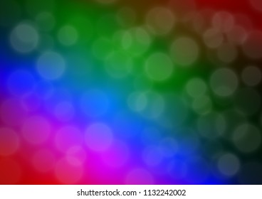 Dark Multicolor, Rainbow vector abstract bright background. Colorful abstract illustration with gradient. A completely new template for your design.