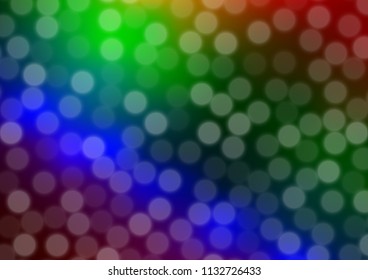 Dark Multicolor, Rainbow vector abstract bright template. Colorful illustration in blurry style with gradient. The best blurred design for your business.