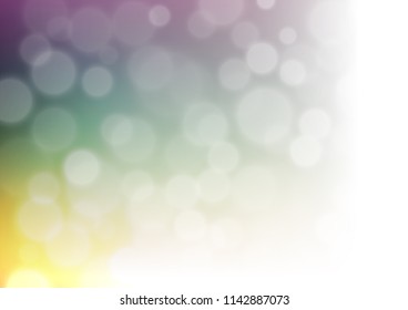 Dark Multicolor, Rainbow vector abstract bokeh pattern. An elegant bright illustration with gradient. The best blurred design for your business.