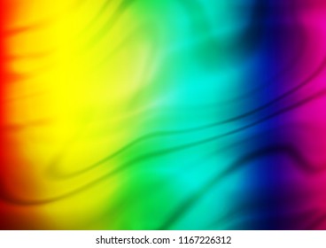Dark Multicolor, Rainbow vector abstract blurred pattern. Colorful abstract illustration with gradient. The completely new template can be used for your brand book.
