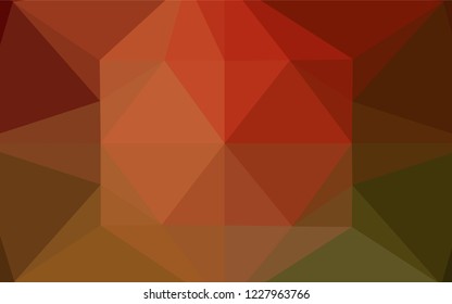 Dark Multicolor, Rainbow vector abstract mosaic background. Shining colored illustration in a Brand new style. The polygonal design can be used for your web site.