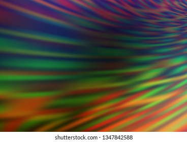 Dark Multicolor, Rainbow vector abstract background. Glitter abstract illustration with an elegant design. The background for your creative designs.