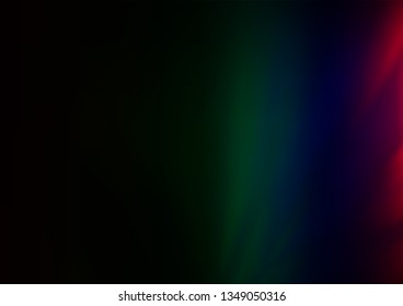Dark Multicolor, Rainbow vector abstract bright template. Colorful illustration in abstract style with gradient. Brand new style for your business design.