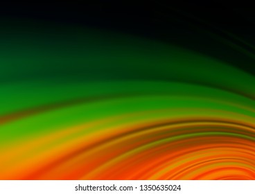 Dark Multicolor, Rainbow vector abstract bright background. Glitter abstract illustration with an elegant design. Brand new design for your business.