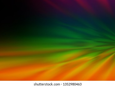 Dark Multicolor, Rainbow vector abstract template. Shining colorful illustration in a Brand new style. The blurred design can be used for your web site.
