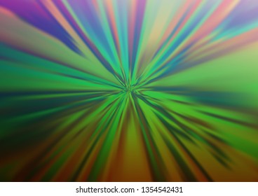 Dark Multicolor, Rainbow vector abstract template. An elegant bright illustration with gradient. Brand new style for your business design.