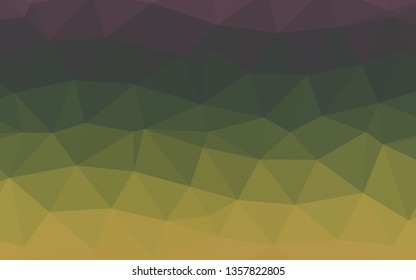 Dark Multicolor, Rainbow vector abstract polygonal texture. Colorful illustration in Origami style with gradient.  Brand new design for your business.