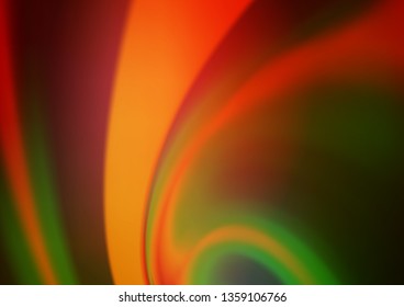 Dark Multicolor, Rainbow vector abstract background. A completely new color illustration in a bokeh style. A completely new template for your design.
